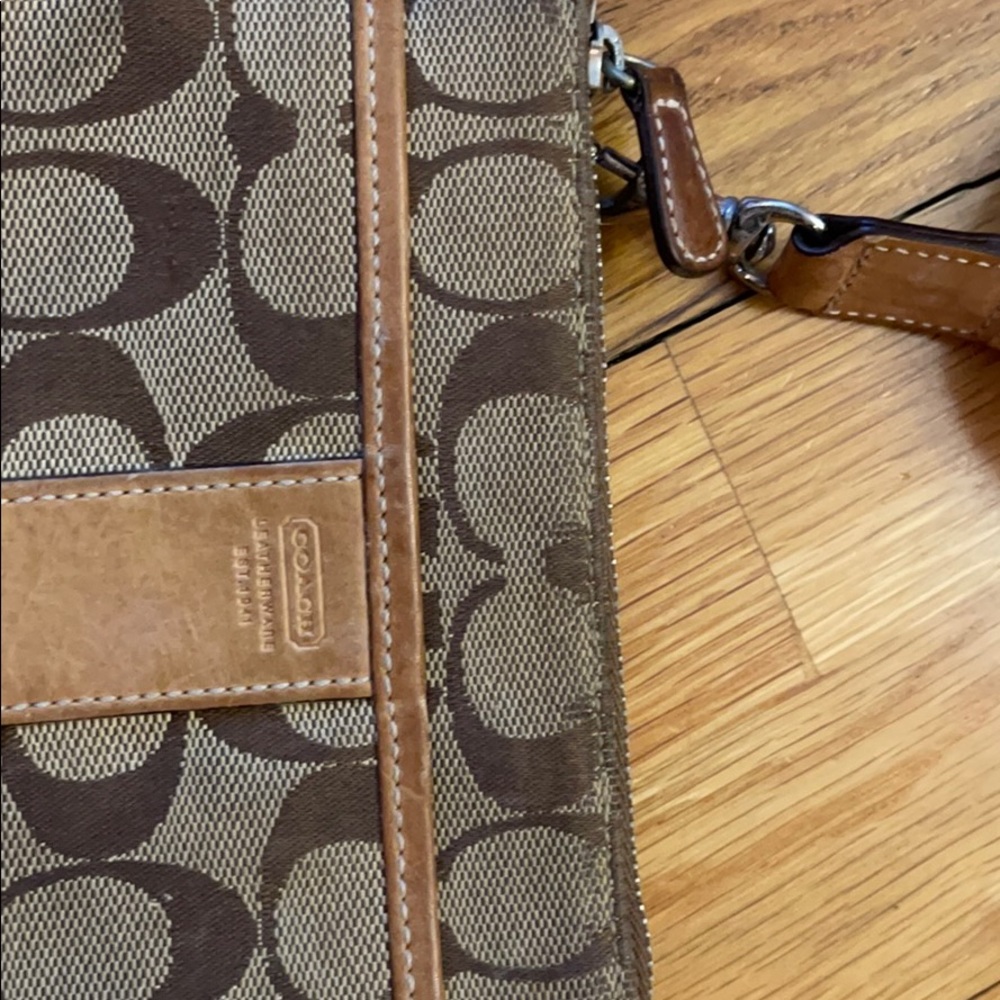 100% Authentic Coach Material Rectangular Crossbo… - image 6
